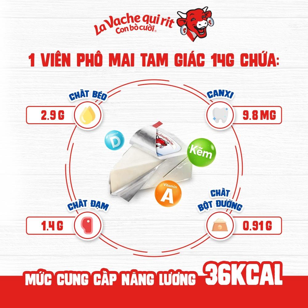 Combo 2 Hộp Phô mai Con Bò Cười 16 miếng 224g và 1 Hộp Bánh Que Nhúng Phô Mai Cheez Dippers 120G