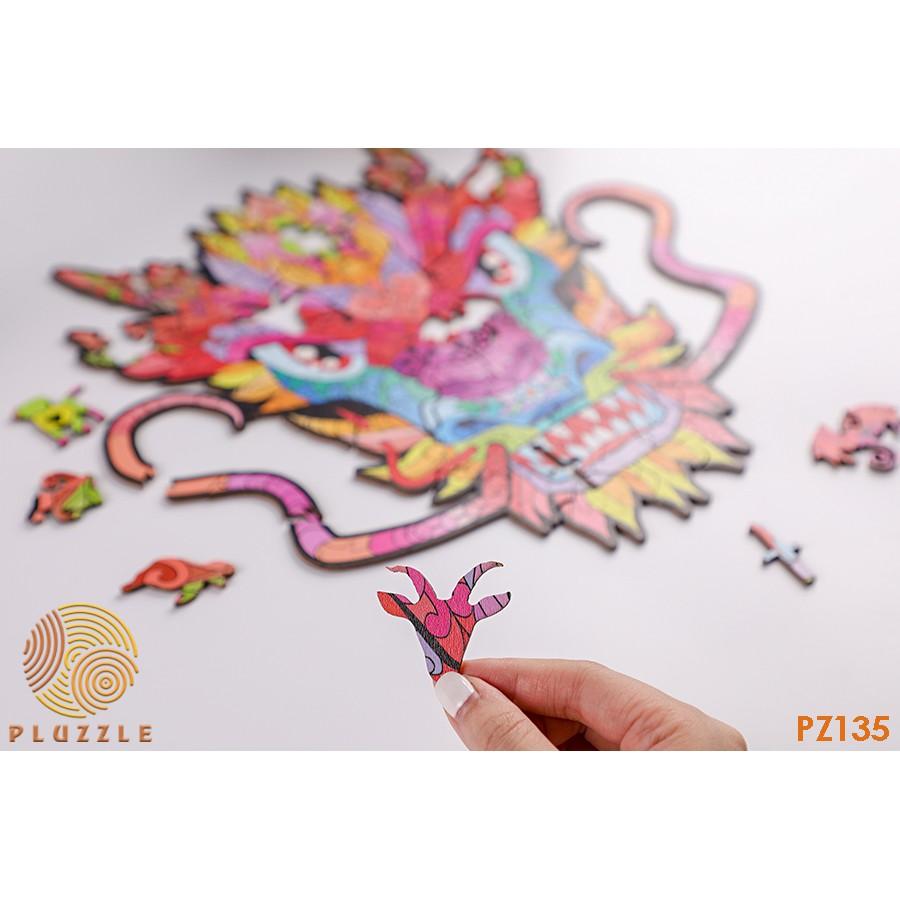 PLUZZLE Bộ xếp hình gỗ thông minh puzzle đồ chơi ghép hình – Thìn – Con Rồng – PZ135