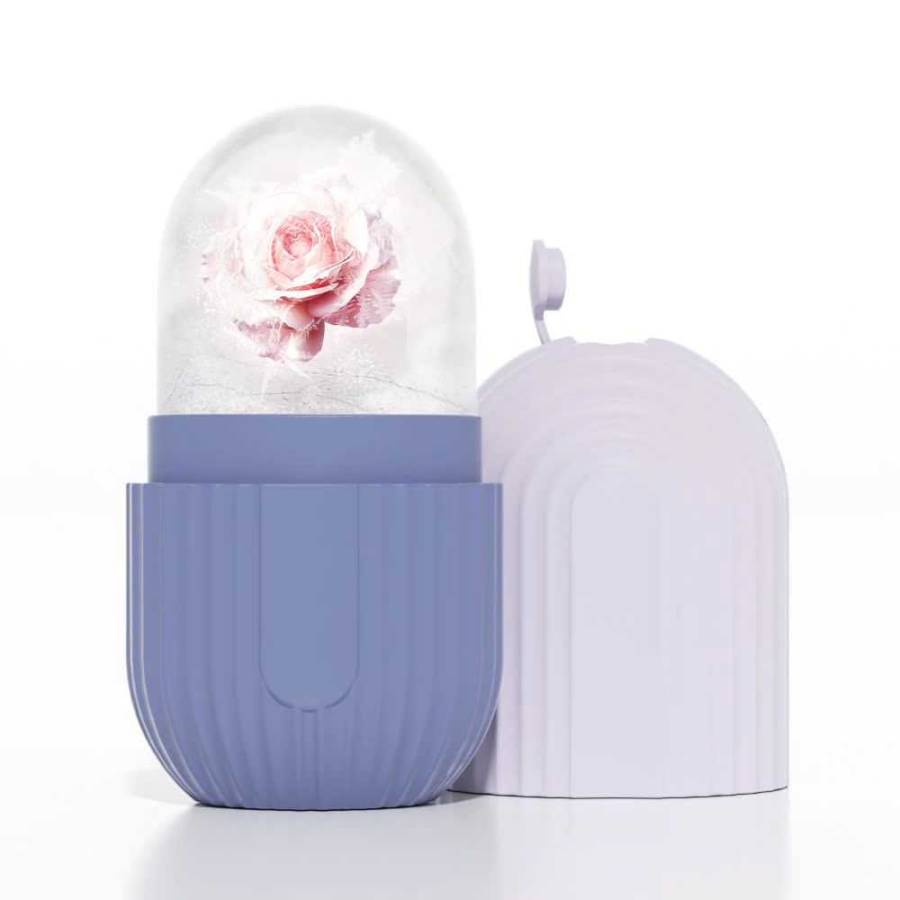 Máy Massage Mặt Làm Đẹp Da Lạnh ICE Giúp Nâng Cơ Mặt, Rửa Sạch Sâu, Tăng Cường Hấp Thụ Tinh Chất Dưỡng Da Kèm Massage Mắt Loại Quầng Thâm