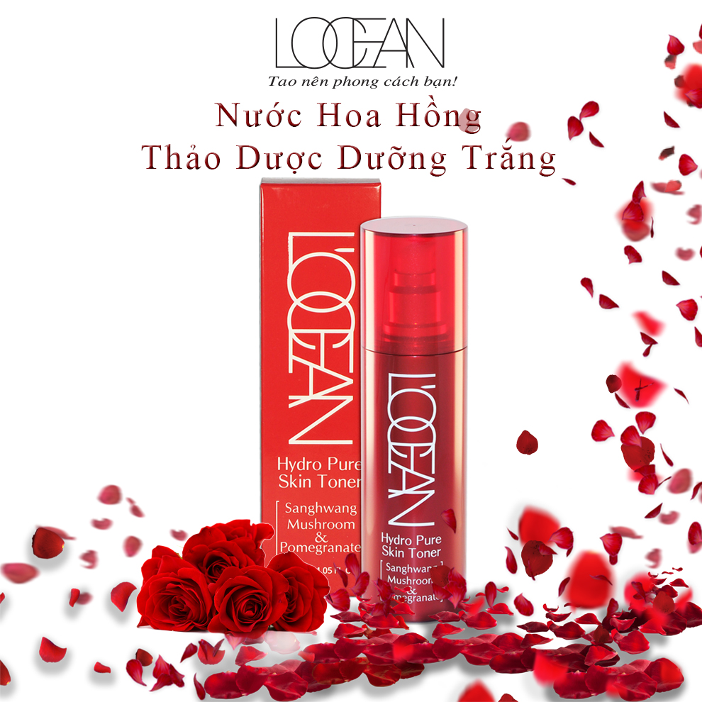 Nước Hoa Hồng Thảo Dược Dưỡng Trắng