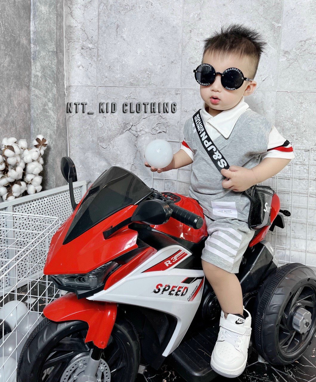 SET SƠ MI CÔNG TỬ NHÍ, BỘ ĐỒ BÉ TRAI MÙA HÈ