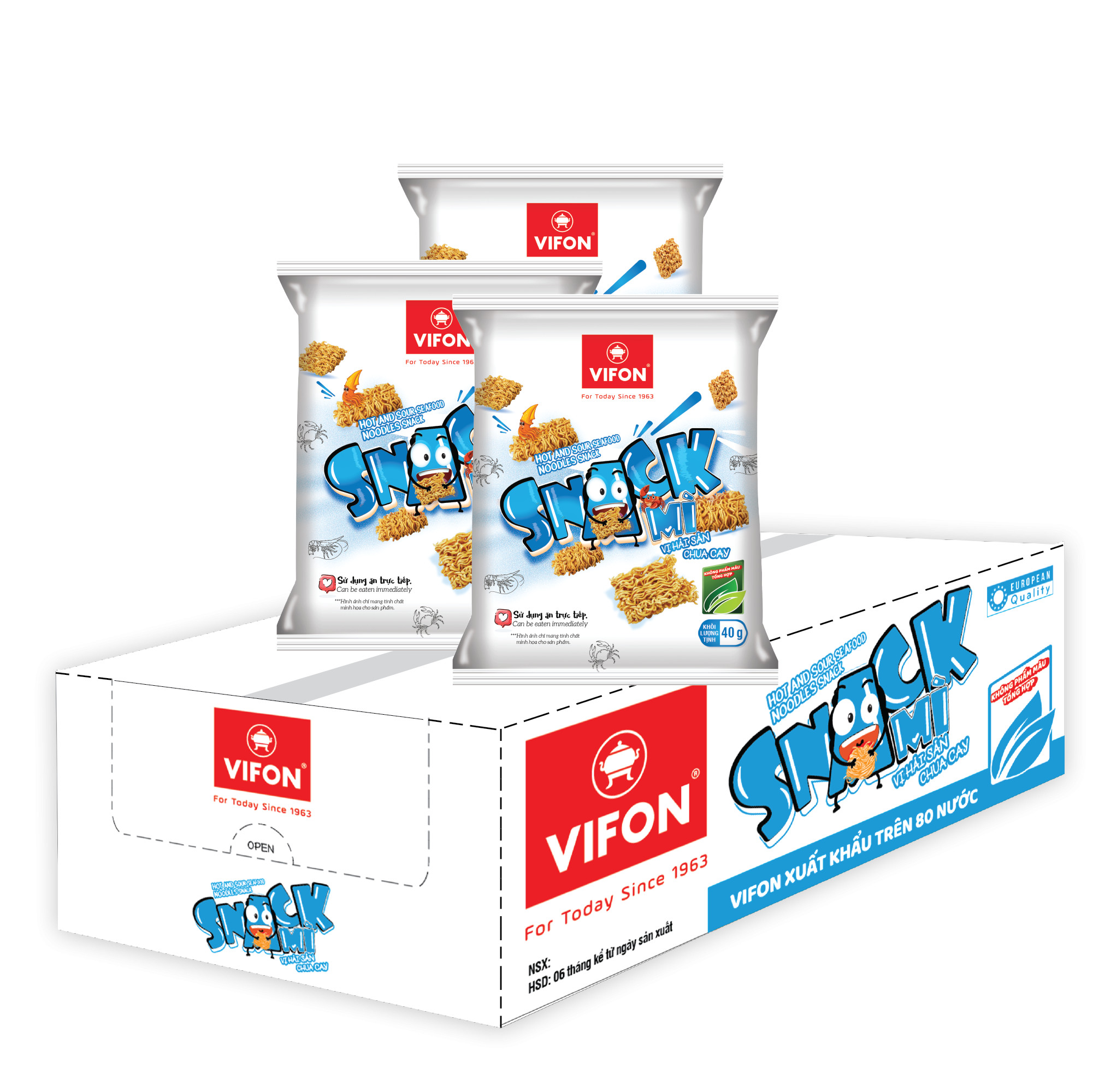 Snack mì Vifon - Thùng 24 gói 40g