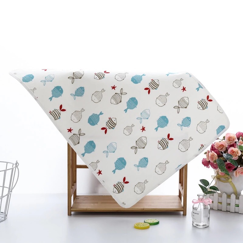 Lót Chống Thấm Sợi Tre 4 Lớp Siêu Thấm Hút Cho Bé