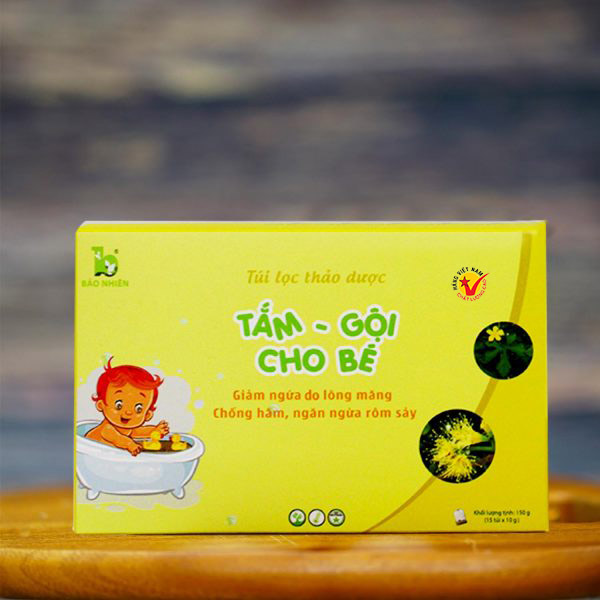 Liệu Trình Tắm Bé Bảo Nhiên [ Dầu Tràm + Túi lọc Thảo Dược ]