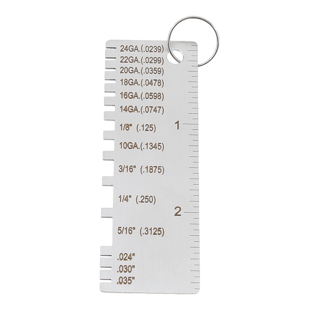 Đồng Hồ Thép Đồng Hồ Đo Độ Dày Hàn Gage Hàn Dụng Cụ Kiểm Tra