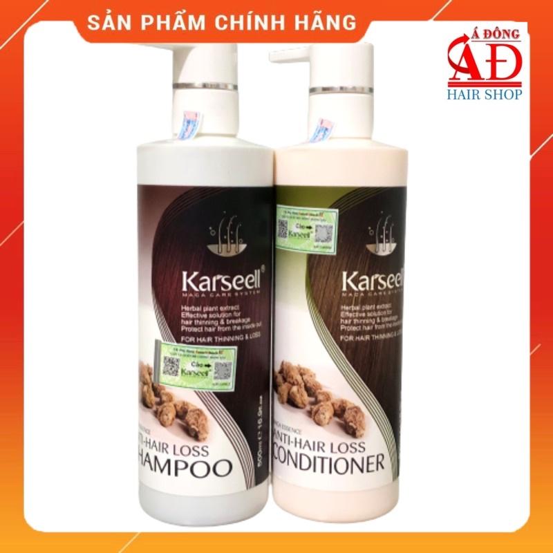 Bộ dầu Gội xả Karseell Collagen phục hồi mềm mượt sạch gàu ngăn rụng tóc 500/800ml