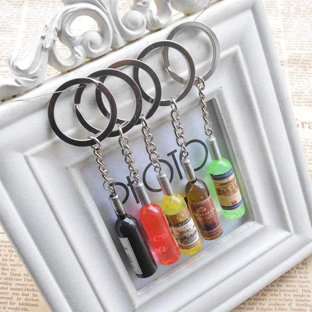 Móc khóa hình chai rượu xinh xắn