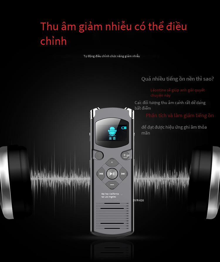 Đảm bảo chất lượng bút ghi âm micro kép ghi âm stereo giảm tiếng ồn mật khẩu tùy chọn cảnh thời gian máy ghi âm 8G