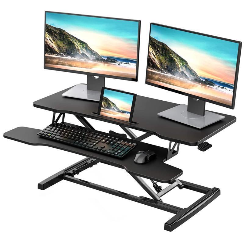 Thuận lợi nhất đứng bàn làm việc bàn nâng giá máy tính máy tính xách tay màn hình máy tính để bàn có thể điều chỉnh giá nâng chiều cao bàn