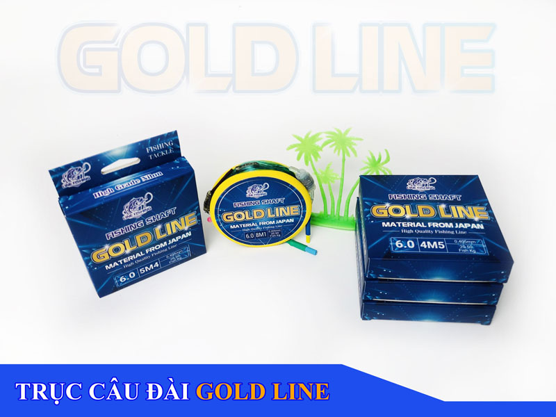 Dây trục câu đài buộc sẵn săn hàng GOLD LINE Cước Nhật Xịn