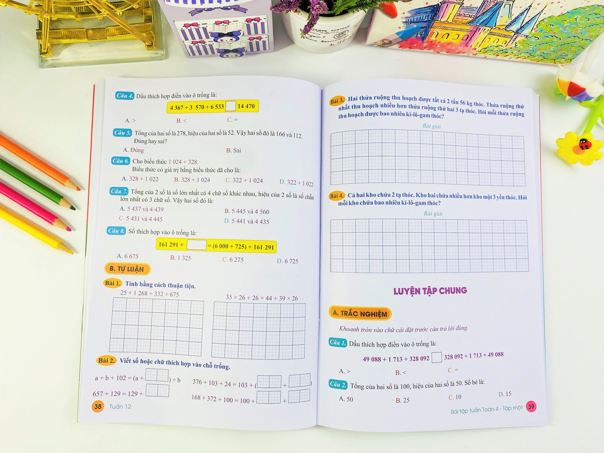 Sách - Bài Tập Tuần Toán 4 - Kết Nối Tri Thức - ndbooks