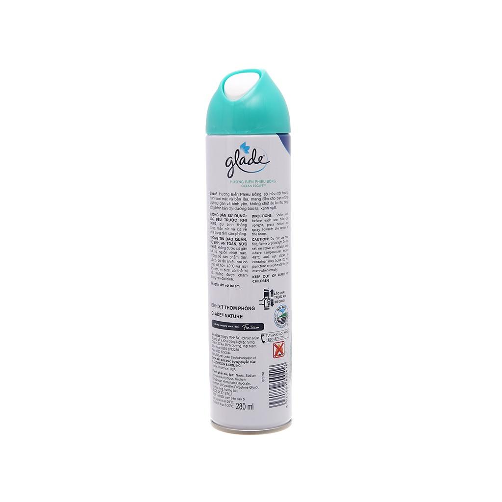 Bình Xịt Thơm Phòng Glade Nature Hương Biển Phiêu Bồng 280g