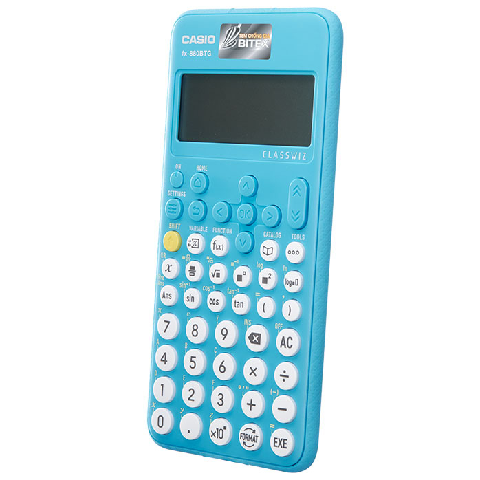 Máy Tính Casio FX 880 BTG - Màu Xanh