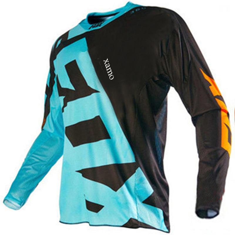 Áo sơ mi xe mô tô MTB Downhill Foxxamo Jersey Enduro Cycling Mountain DH Maillot Ciclismo Hombre Motorcycle Cycling Jersey Color: 7 Size: XXS