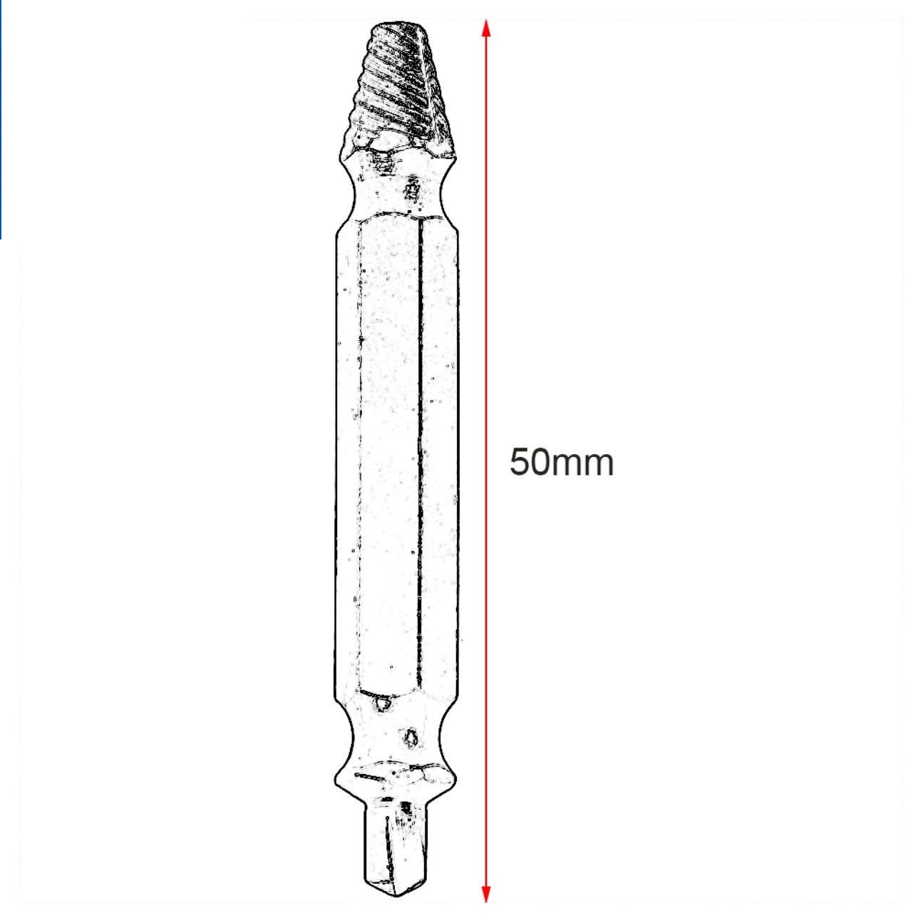 Bộ 4 đầu mũi khoan lấy ốc vít , loại bỏ đinh vít , Bulong