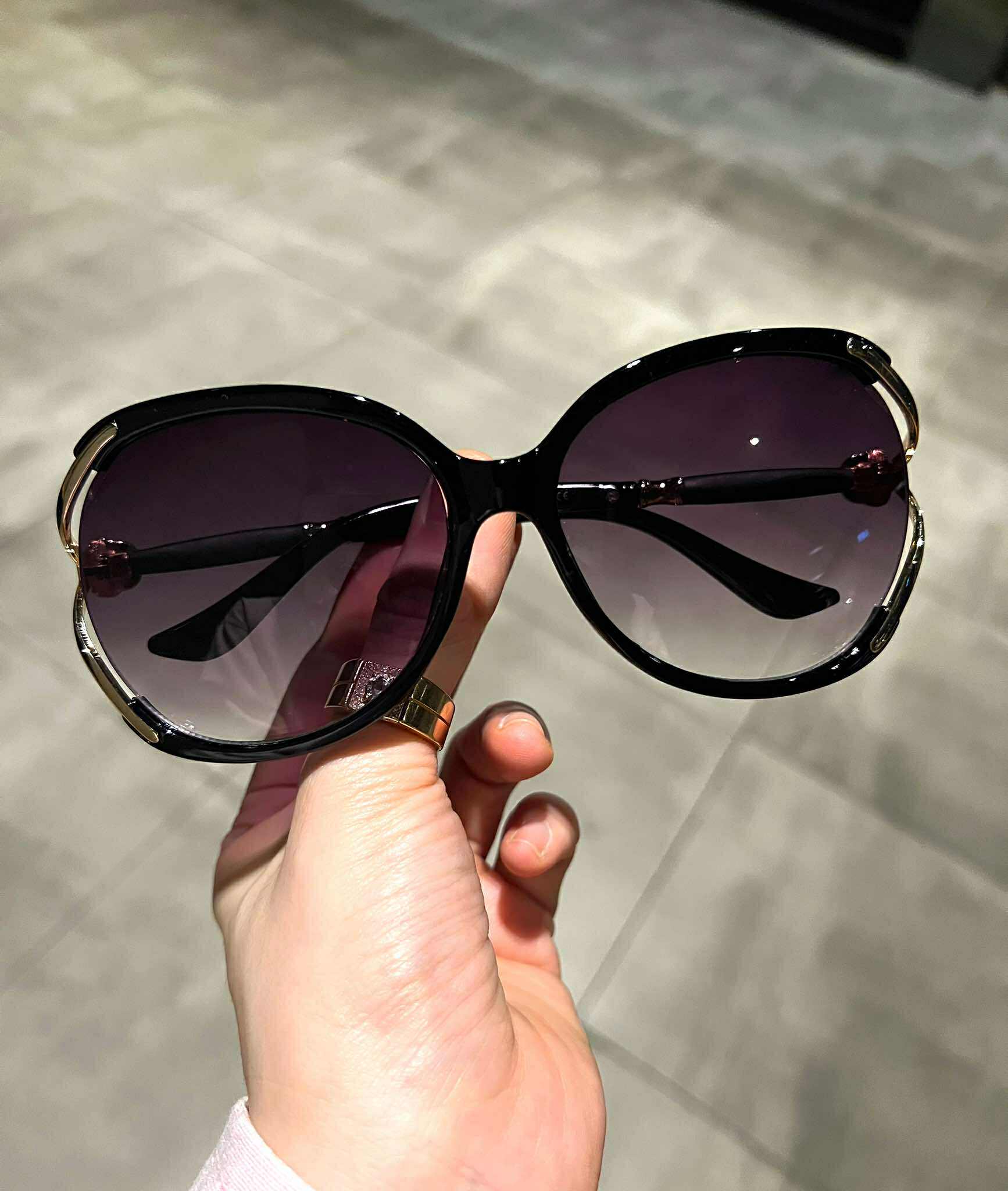 Kính mát, Kính râm cao cấp cho nữ  gọng đá lấp lánh thời trang Hàn Quốc