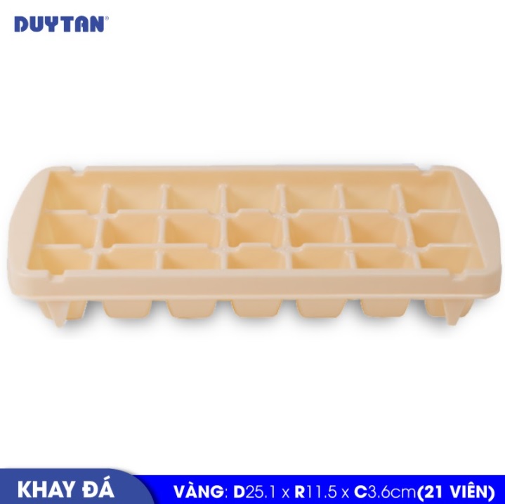 Khay đá 21 viên nhựa Duy Tân (25 x 11.5 x 3.6 cm) - 13009 - Giao màu ngẫu nhiên - Hàng chính hãng