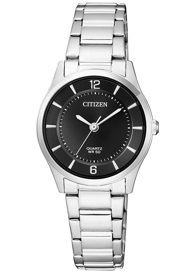 Đồng Hồ Nữ Citizen Dây Thép Không Gỉ ER0201-81E - Mặt Đen