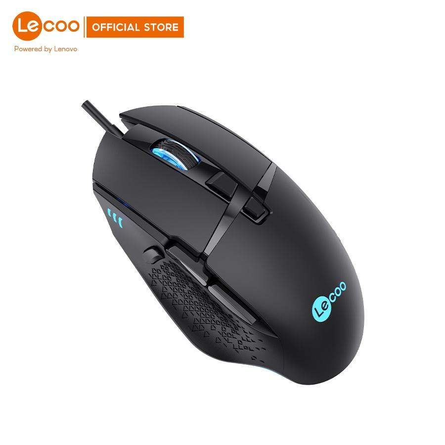 Chuột game có dây Lecoo MG1101 - tùy chỉnh RGB, 8 nút lập trình, nhẹ - BH 24 tháng, Hàng nhập khẩu