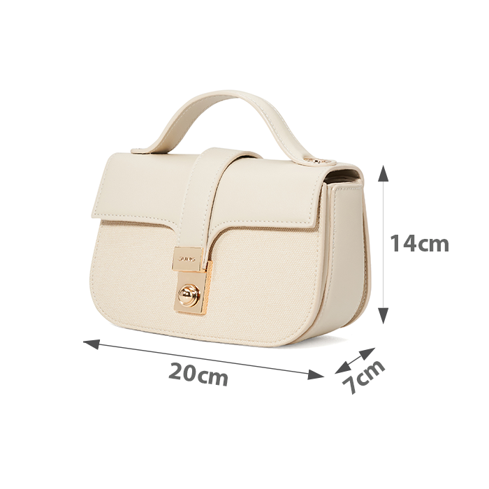 Túi Xách Nữ Thời Trang JUNO Cỡ Nhỏ Có Tay Cầm Khoá Buckle Trang Trí TXN802