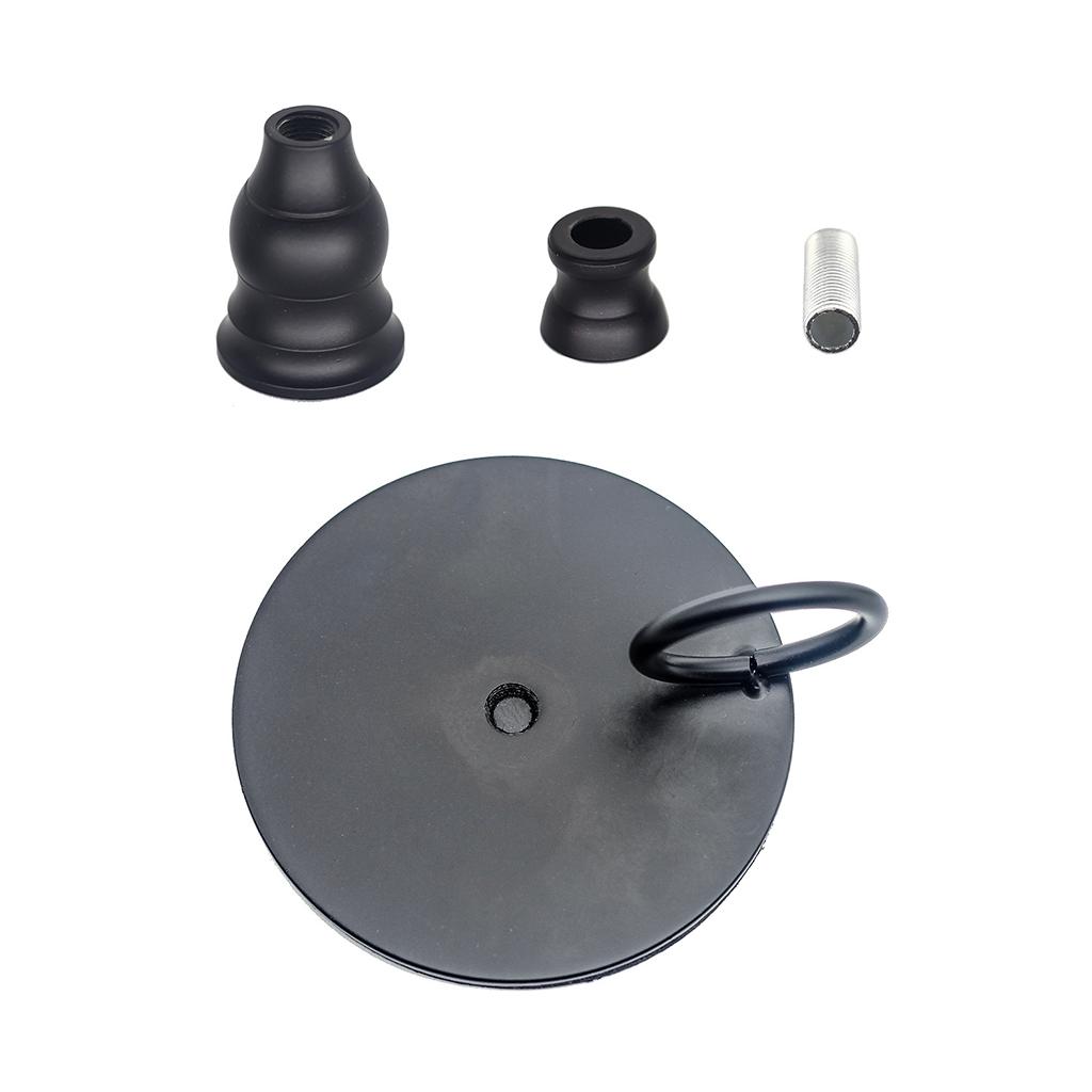Matte Black Candle Holders for Taper Candles, Decorative Candlestick Holder for Wedding, Dinning, Party, Fits 3/4 inch Thick Candle & Led Candles