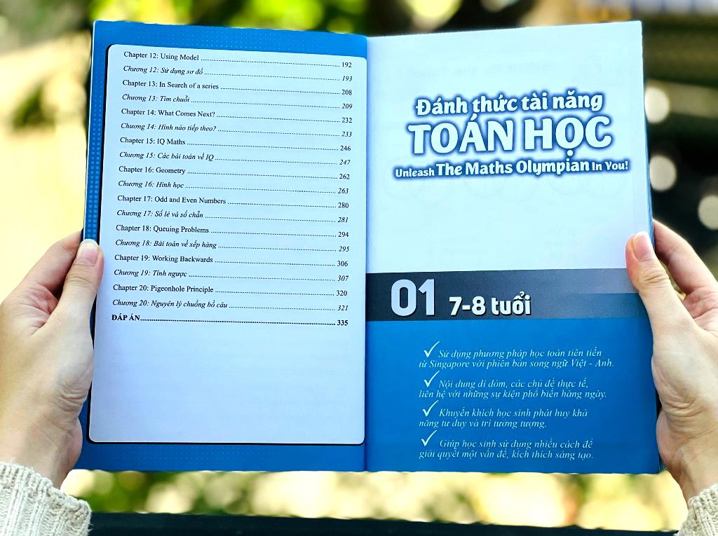 Đánh Thức Tài Năng Toán Học - Unleash The Maths Olympian In You! Tập 1 (7-8 Tuổi) (Tái Bản 2023)