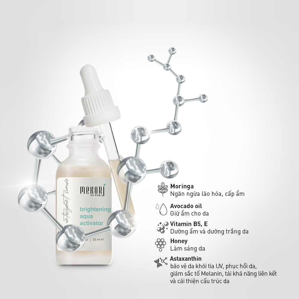 Tinh chất Dưỡng Ẩm và Làm Sáng Da Mekorj - Brightening Aqua Activator