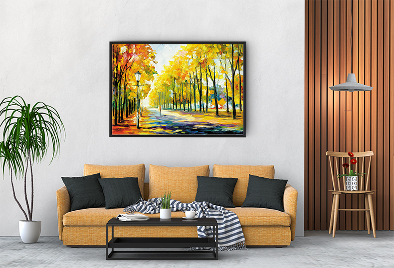 Tranh cao cấp Con đường thơ mộng Model: AZ1-0233