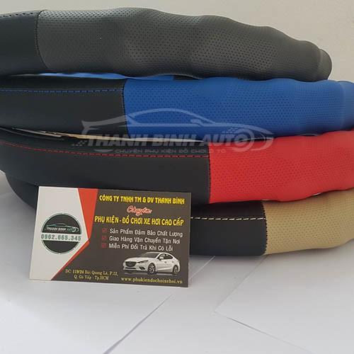 Bọc Vô Lăng Loại Cao Cấp Có Phối Màu