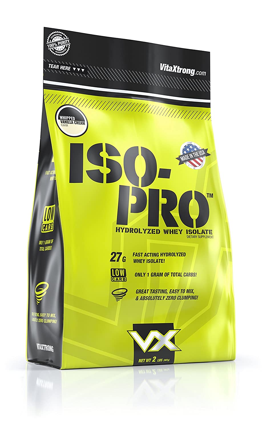 Iso Pro Whey Protein Hydrolyzed VitaXtrong 2Lbs Sữa Tăng Cơ Giảm Mỡ USA