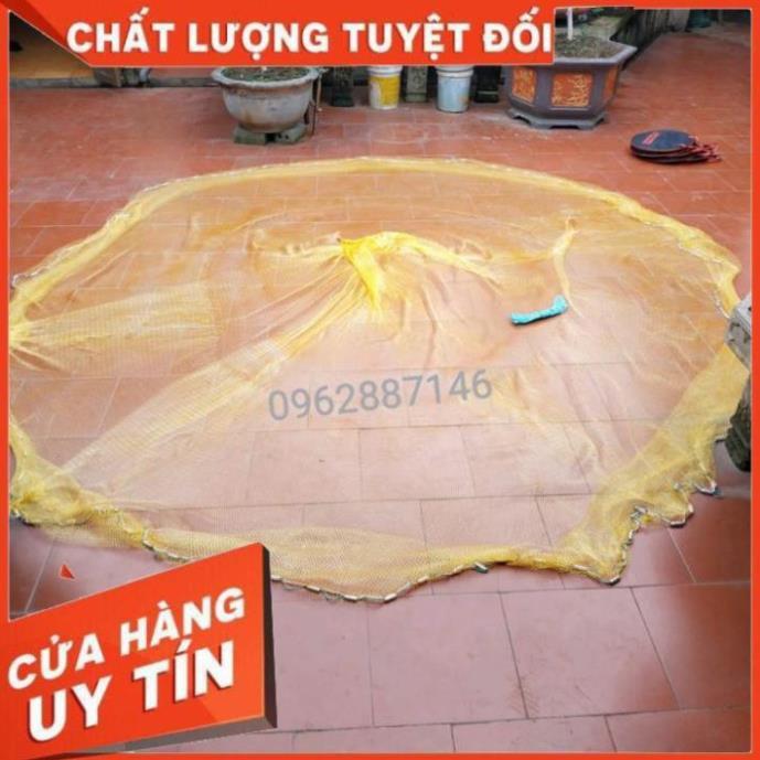 siêu rẻ- Chài Bắt Cá 4kg Bung 6m Loại 1 Chất Dù Siêu Bền Hàng Thái Lan