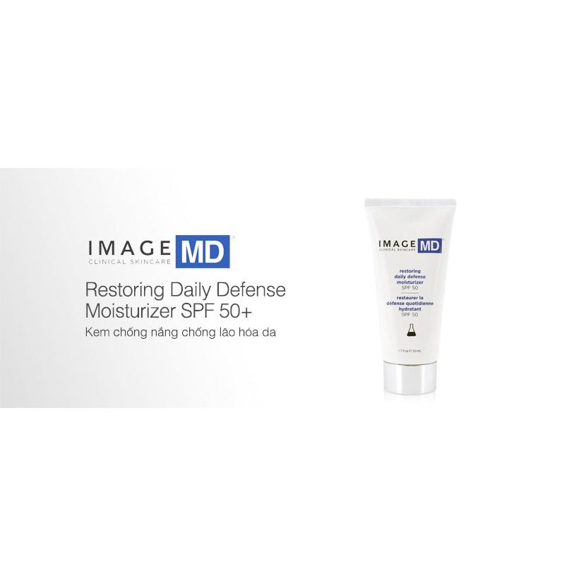 Kem Chống Nắng Chống Lão Hóa Da Image MD Restoring Daily Defense Moisturizer SPF 50