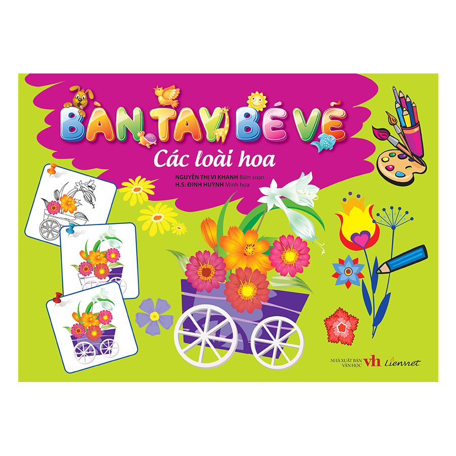 Bàn Tay Bé Vẽ - Các Loài Hoa