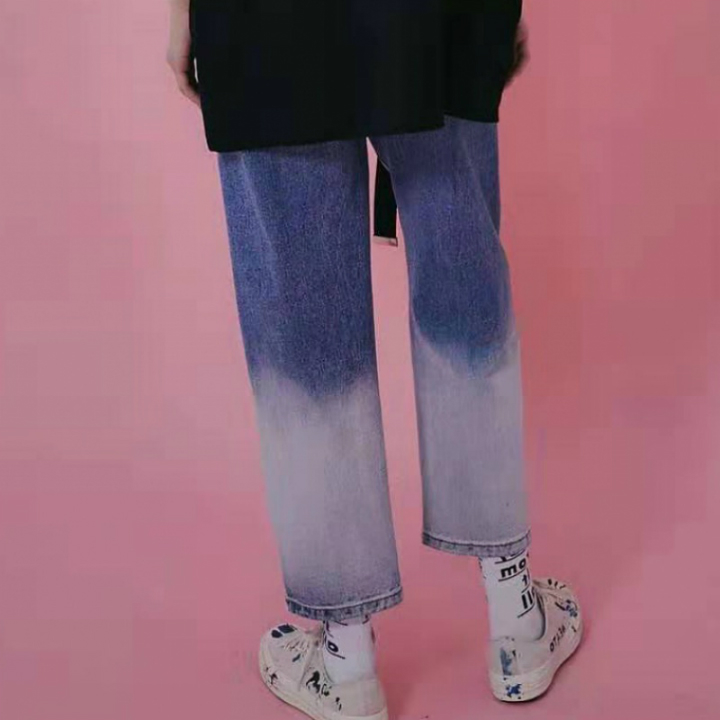 Quần jeans unisex chuyển màu Mã: ND1698