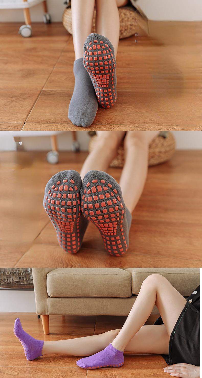 Trampoline Kids Người lớn Người lớn chống trượt SOCKS COTTY-Child Cotton SOCTIT SOCT thể thao bên ngoài Thể thao Trẻ em không trượt. Color: Orange Size: EU 23-29