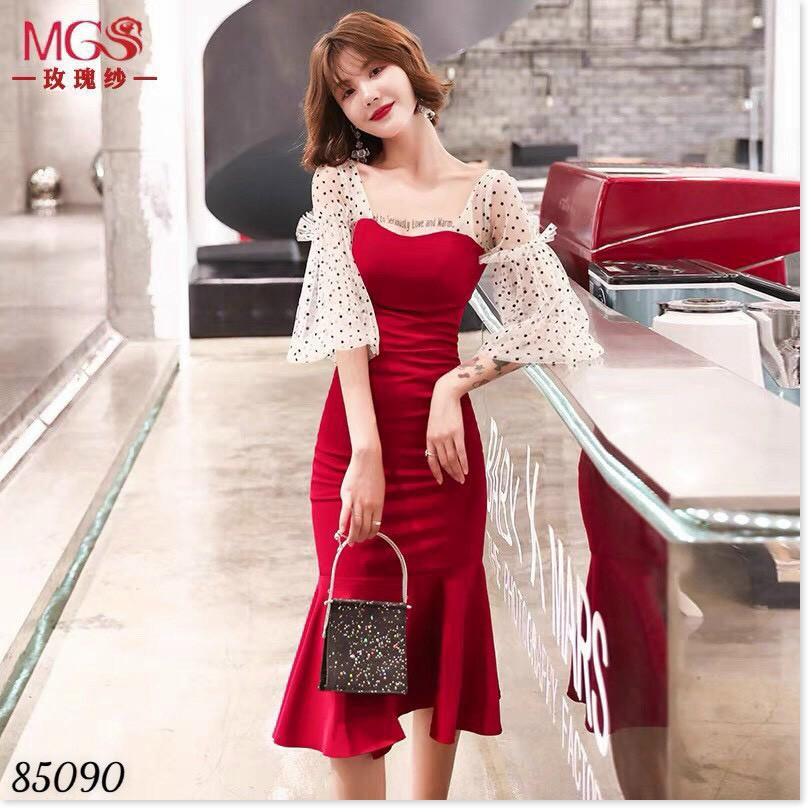 Đầm UMI đuôi cá phối lứa tôn dáng siêu sang cho các chị em THỜI TRANG LANO STORE
