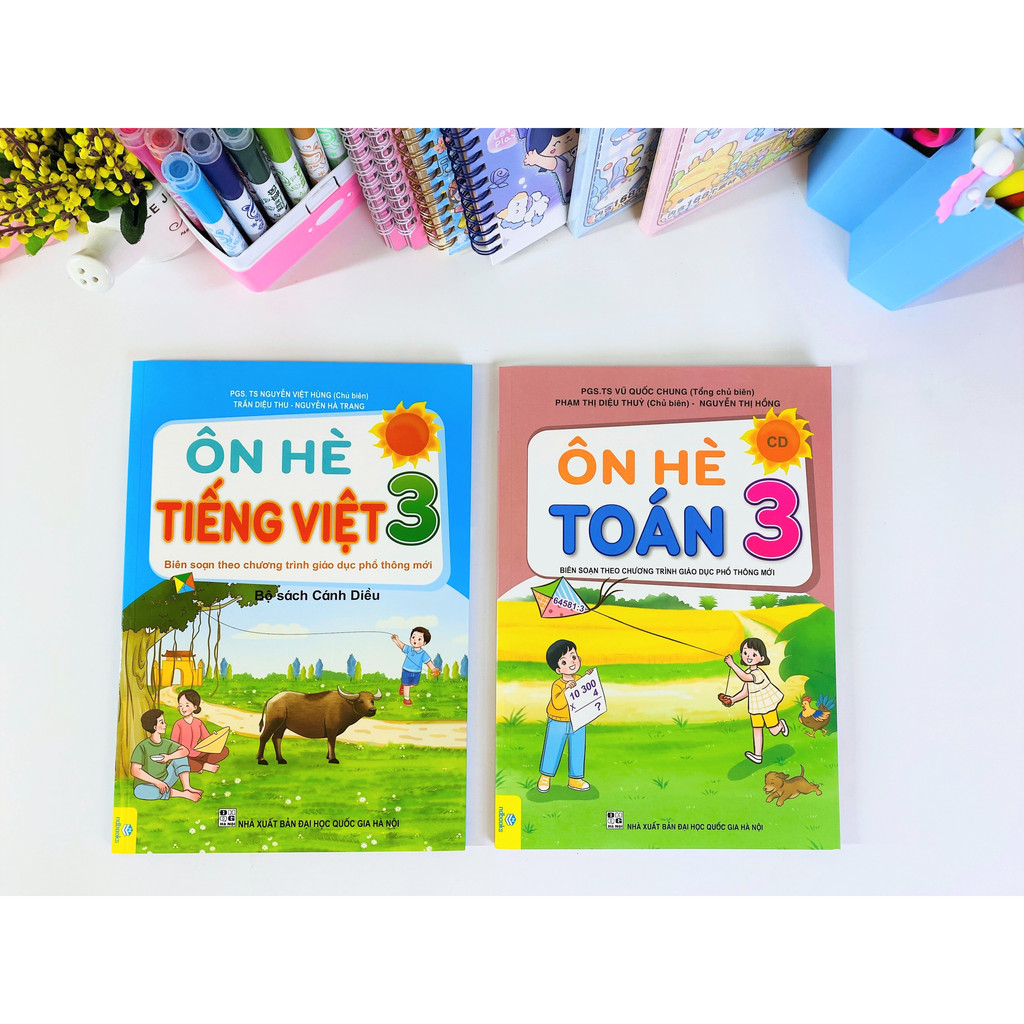 Sách - Ôn Hè Toán và Tiếng Việt Lớp 3 Cánh Diều (Dành cho học sinh lớp 3 lên lớp 4) - ndbooks