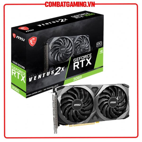 Card Màn Hình MSI RTX 3060 Ventus 2x 12GB GDDR6 OC V2 - Hàng Chính Hãng