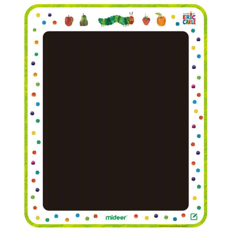 Bảng đen nam châm dán tường bóc dán·Mideer hình Chú Sâu Háu Ăn - Blackboard Adhesive - the very hungry Caterpillar