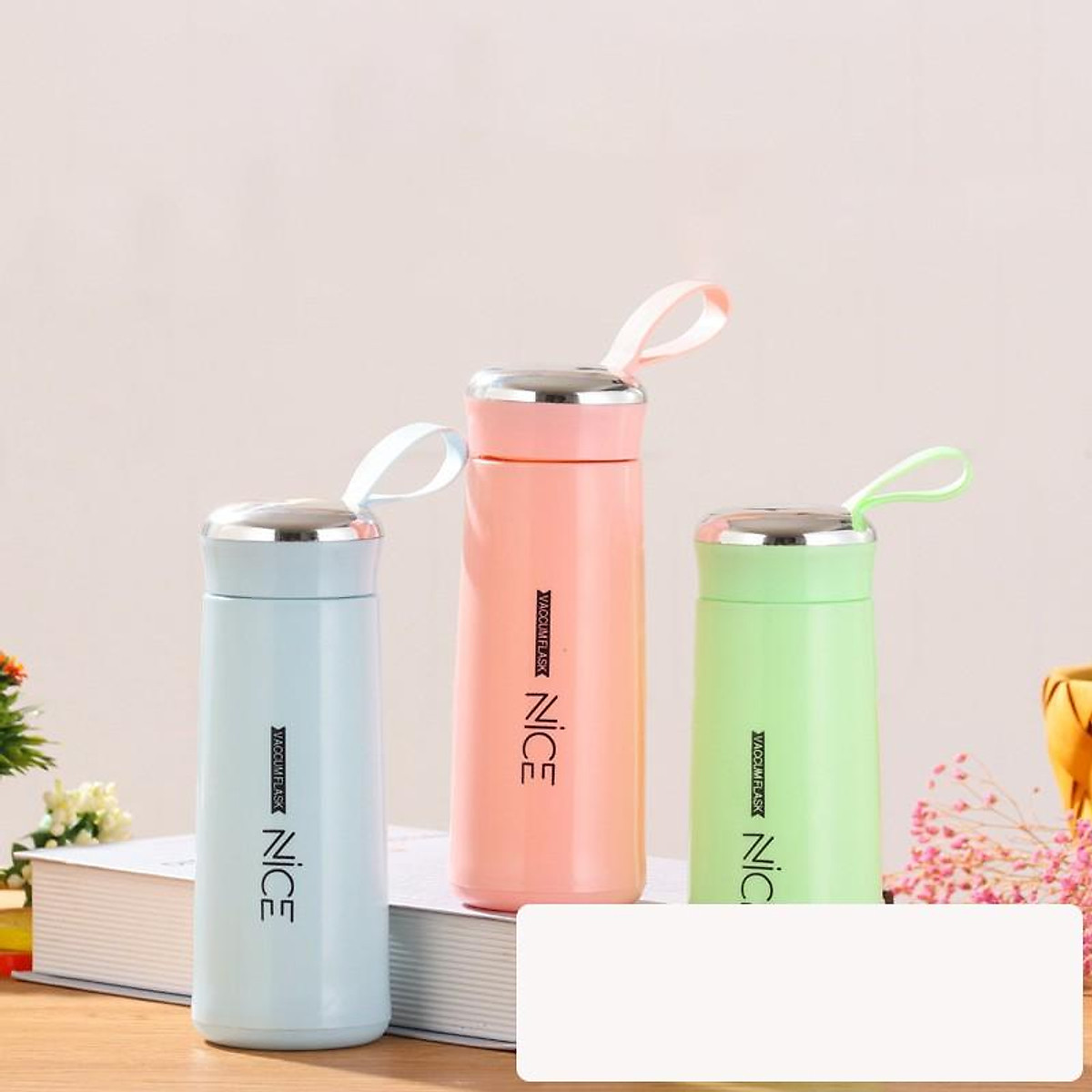 Bình Giữ Nhiệt Nice Lõi Thủy Tinh 400Ml