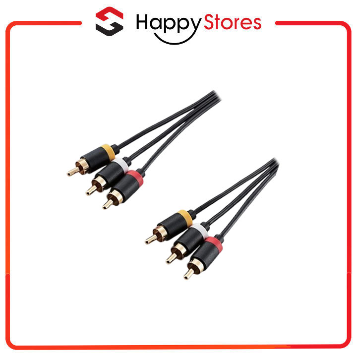 Cáp AV RCA - RCA 1.0m ELECOM DH-WRYN10 - Hàng chính hãng