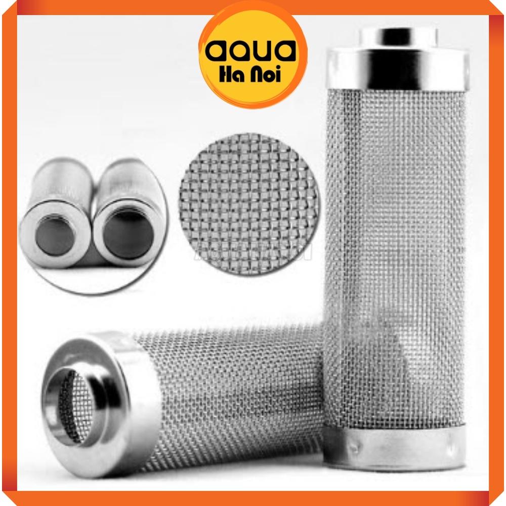 Bịt tép full inox 304 - Phi 12/16mm - Ngăn hút cá tép con vào máy lọc hồ thủy sinh