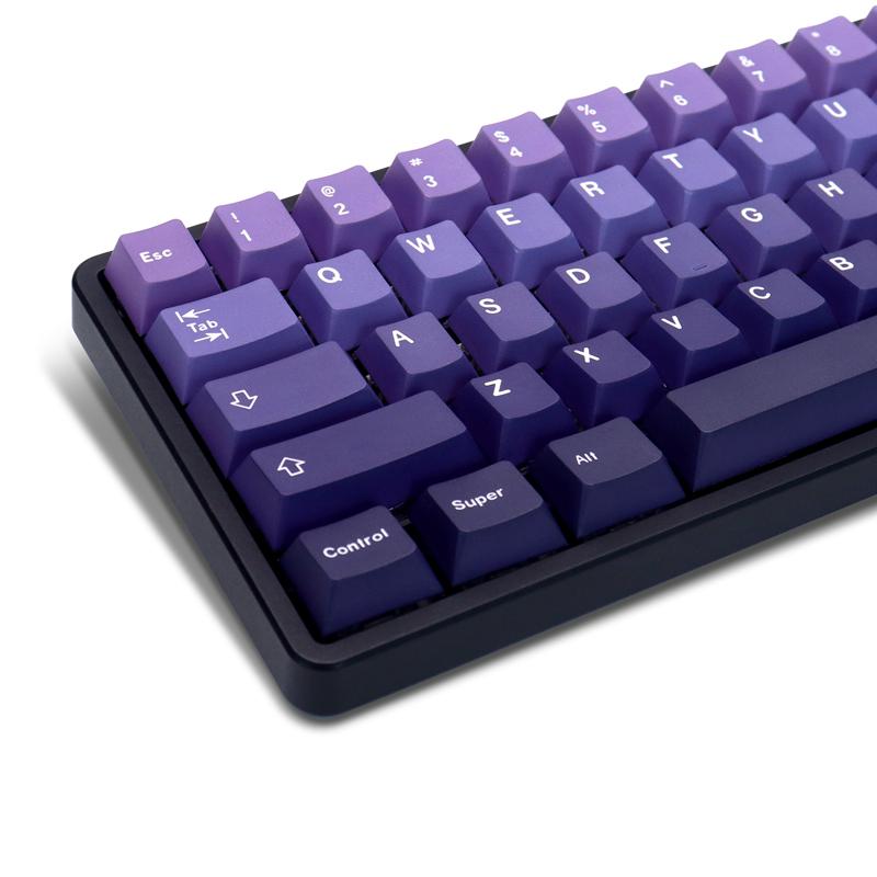 132 Phím Keycaps PBT Anh Đào Hồ Sơ Tím Đôi Bắn Bộ Cơ Game Thủ Bàn Phím Cho GK61 Anne Pro 2 Gateron Công Tắc