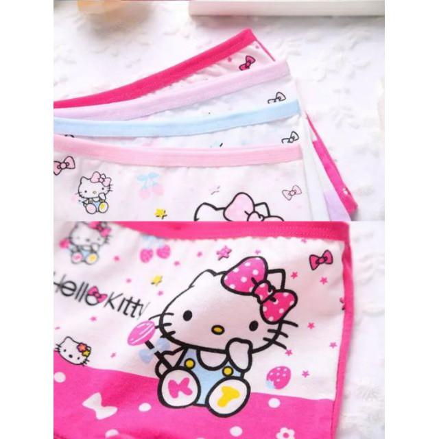 Set quần chip đùi bé gái mèo Hello Kitty