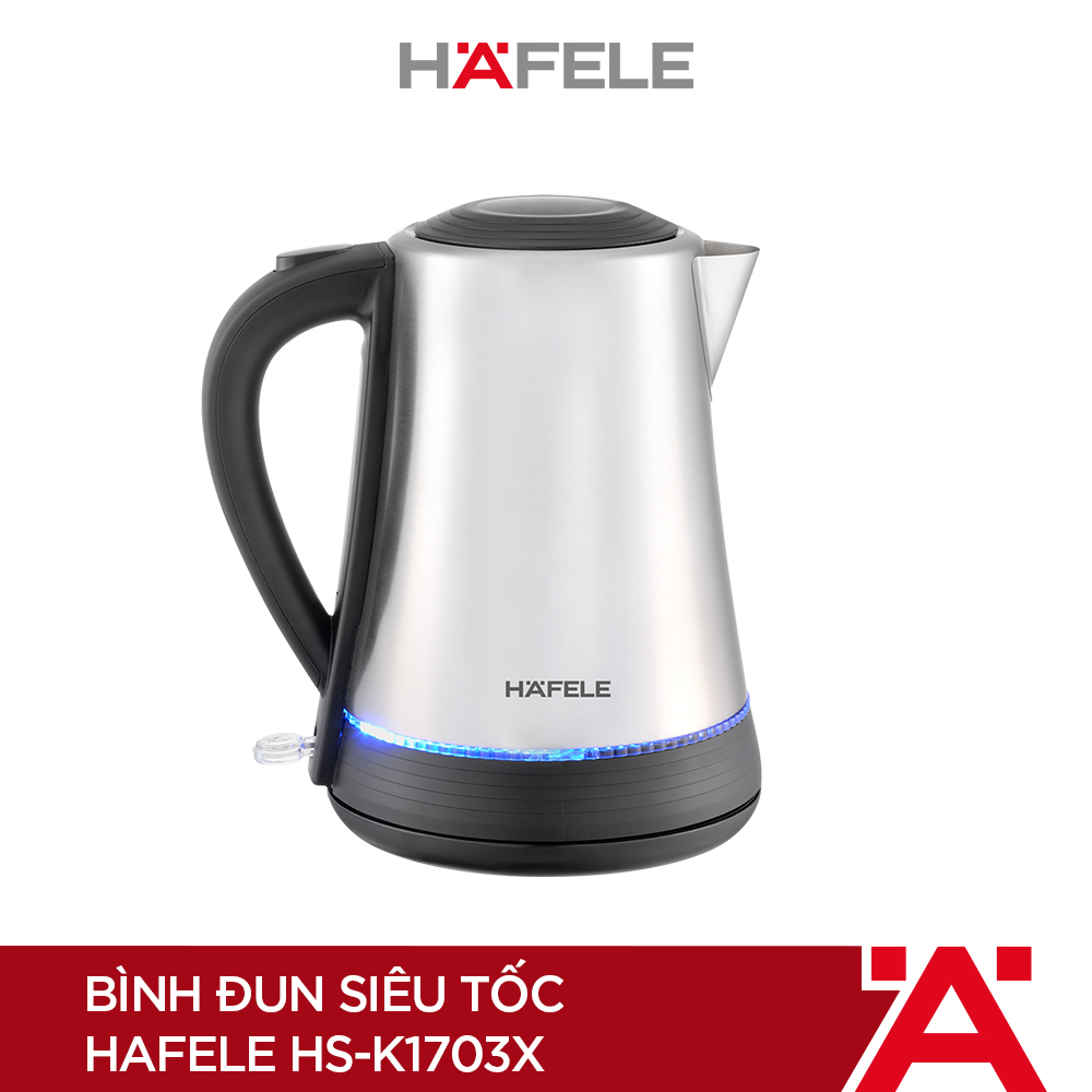 Bình đun siêu tốc Hafele HS-K1703X 1.7L (535.43.733) (Hàng chính hãng)