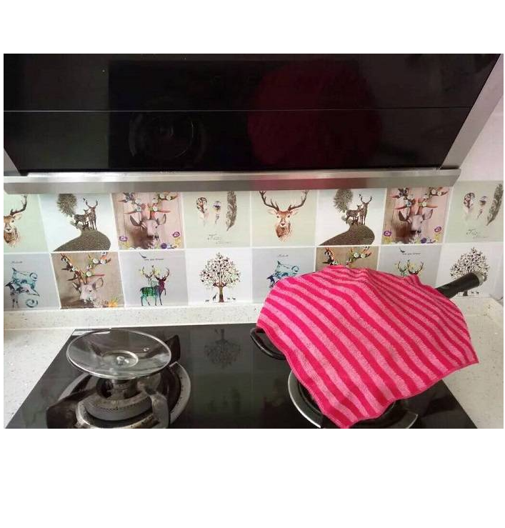 Combo 3 mét giấy dán bếp, decal dán bếp tráng nhôm NAI BẮC ÂU khổ 60cm có keo sẵn