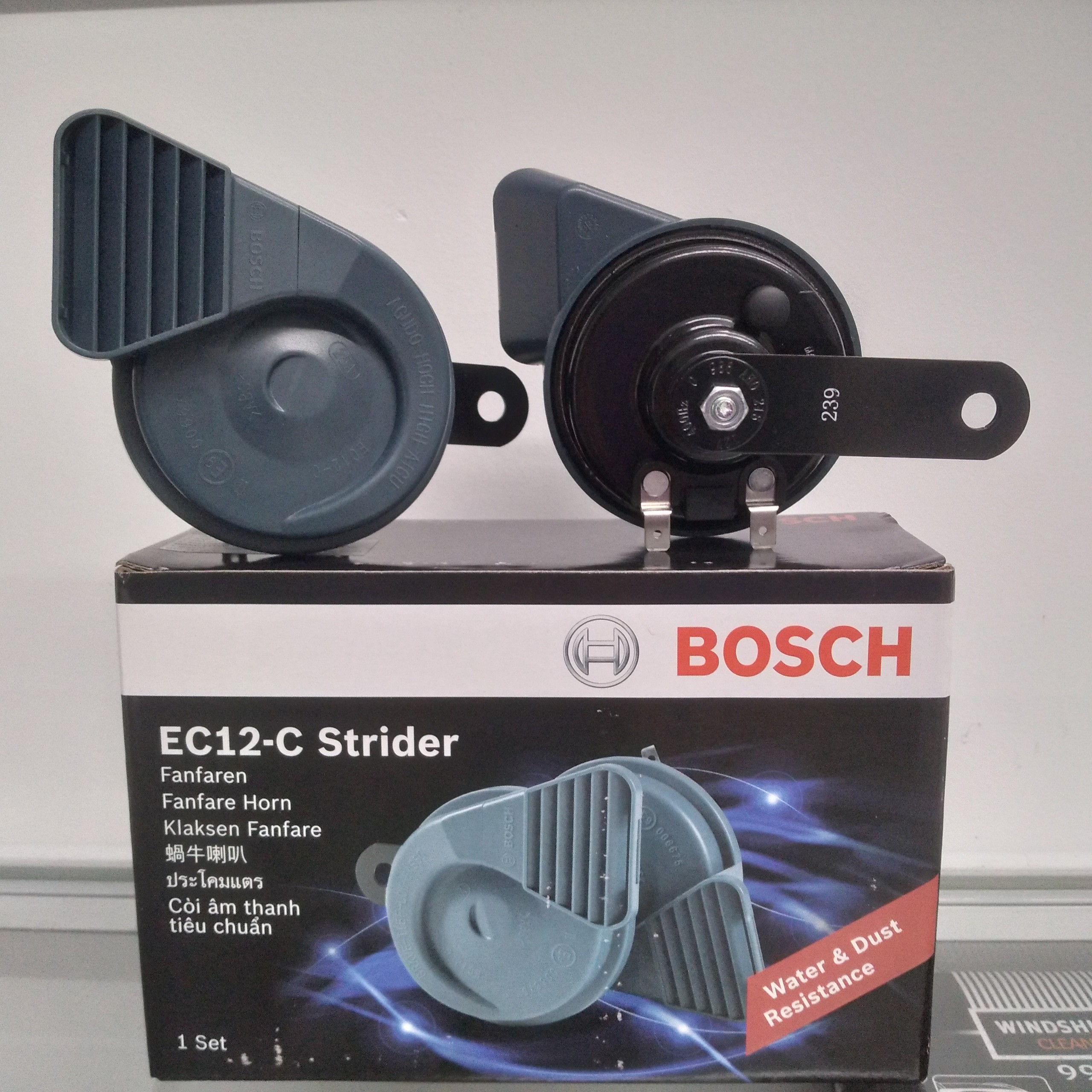 Còi Ô tô Xe Tải - Còi Chống Nước BOSCH EC12C Strider Horn - Hàng Chính Hãng