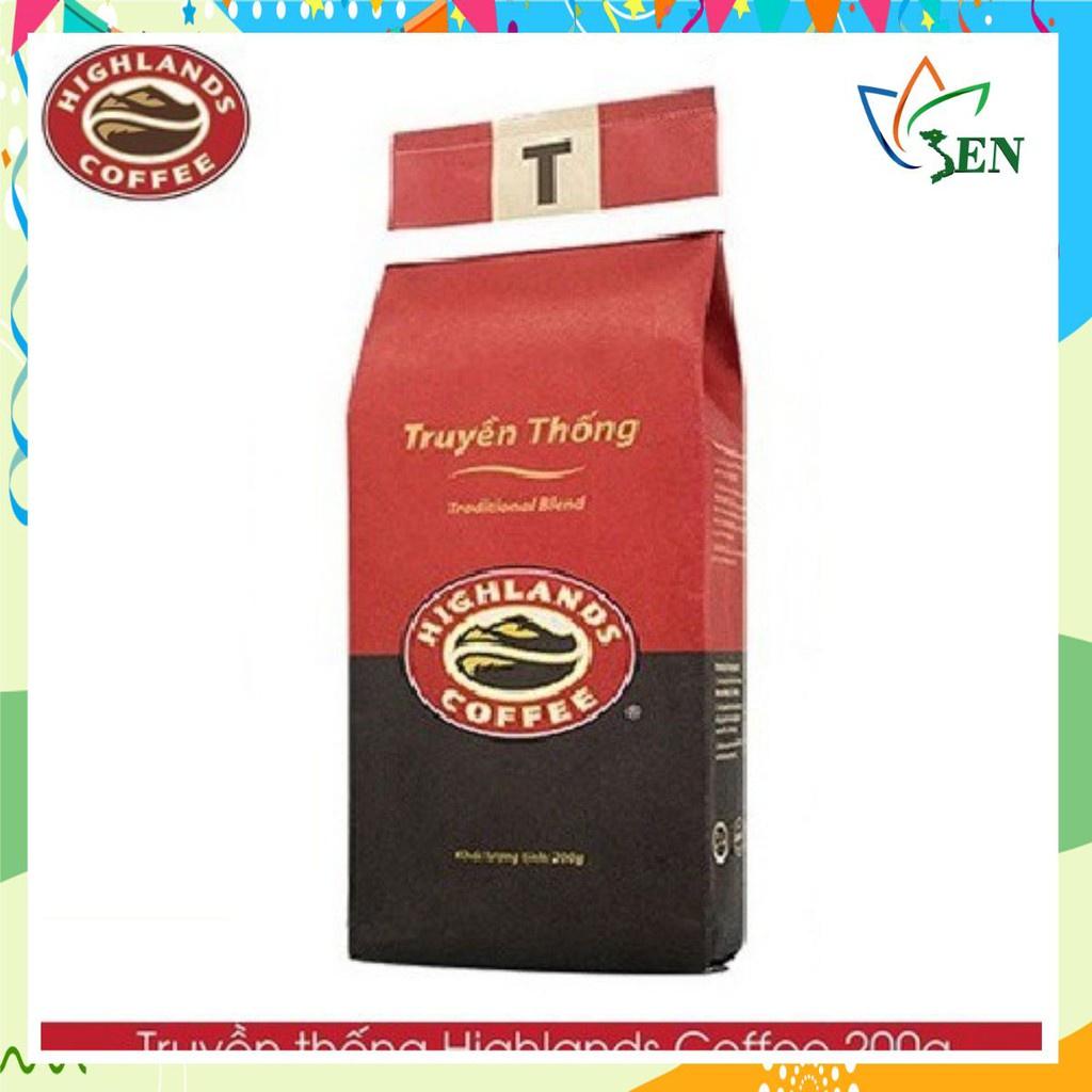Combo 3 gói Cà phê Rang xay Truyền thống Highlands Coffee 200g