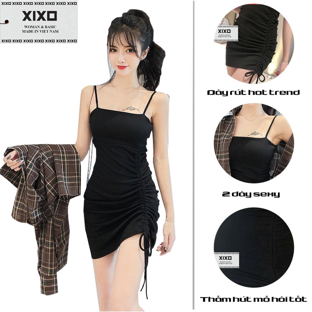 Váy 2 dây rút eo thời trang XIXO cao cấp - DAM0009