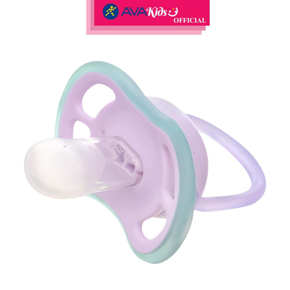 Ti ngậm Philips Avent thông khí SCF086/04 (0 - 6 tháng) - Hình mặt trời - Hàng Chính Hãng